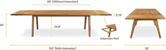 POLY & BARK Savannah Dining Table