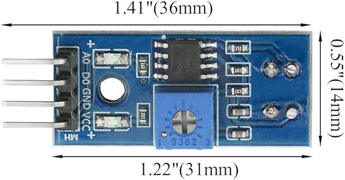 WMYCONGCONG 10 PCS TCRT5000 Infrared Reflective Sensor Module IR Barrier Line Track Photoelectric Switch with Jumper Wires for Arduino Smart Car Robot