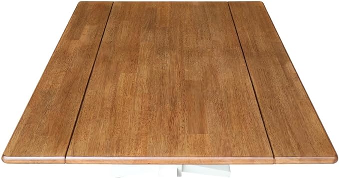 IC INTERNATIONAL CONCEPTS Solid Wood 36" Square Dual Drop Leaf Dining Table - Multi-Color