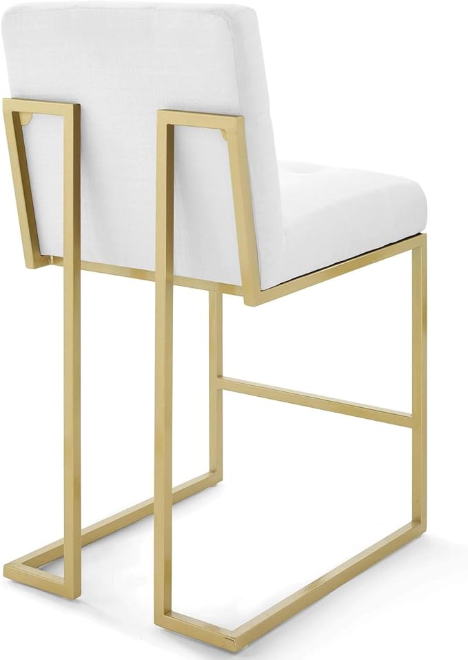 Modway Privy dining-chairs, Gold White