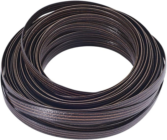 GORGECRAFT 10m Rattan Repair Kit Coffee Wicker Repair Material Plastic Rattan Wicker Roll Waterproof Rattan Fix Material for Garden Patio Furniture and Rattan Chair Sofa Storage Basket