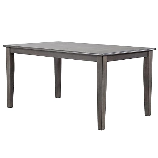 Sunset Trading Shades of Gray Dining Table, Weathered Grey