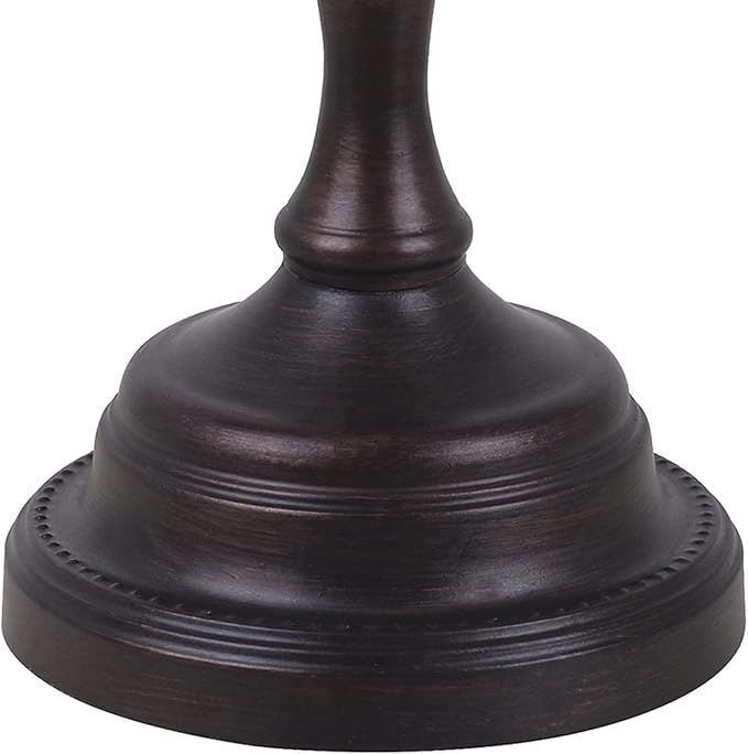 Catalina Lighting Traditional Desk Lamp, Classic Bronze, Smart Home Capable for Home Office, Dorm, Apartment, Corded with Adjustable Lighting
