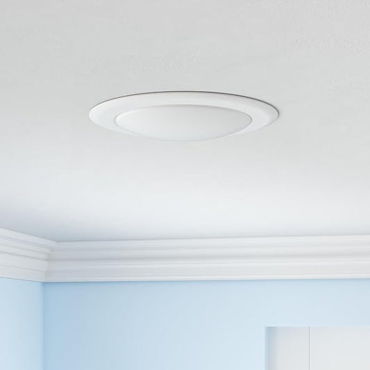 Sunco 48 Pack LED Disc Lights Ceiling 6 Inch, Flush Mount Disk Light, Recessed Can Lighting, 1050 LM, 15W (75W Equivalent), 5000K Daylight, Dimmable, Damp Rated ETL.