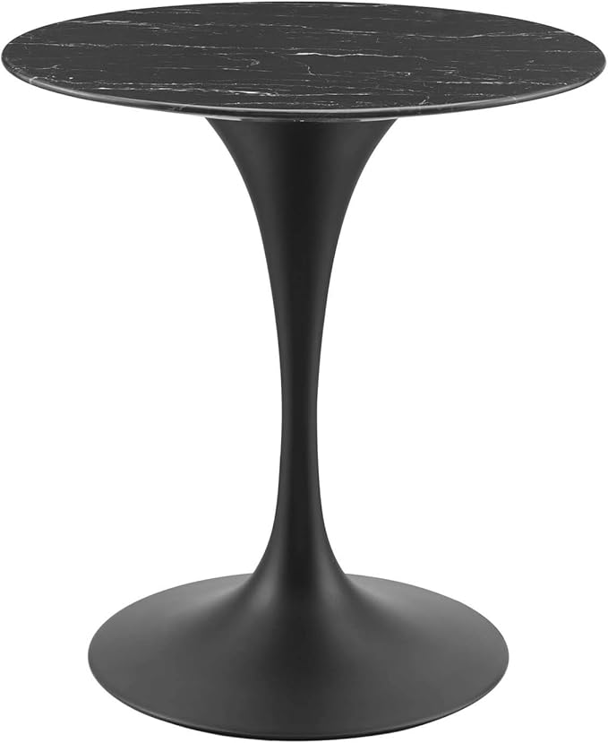 Modway Lippa Dining Table, 28", Black Black