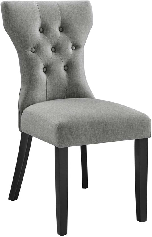 Silhouette Dining Side Chair in Light Gray
