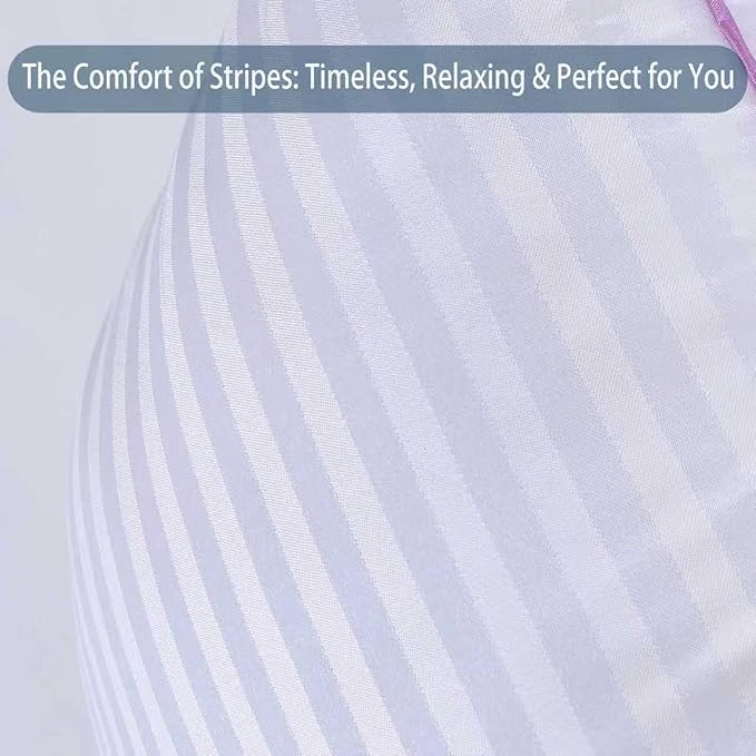 VAINOC Pillows Queen Size Set of 4,Breathable Hotel Collection Bed Pillows for Side Back Stomach Sleepers，Machine Washable Supportive Soft Down Alternative Microfiber Filled