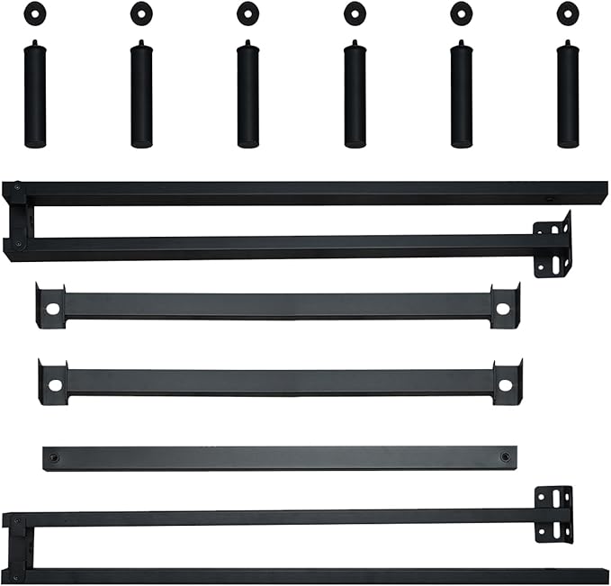 DTIG Twin Bed Frame 7 Inch Twin Size Metal Bed Frame for Box Spring and Mattress, Tool-Free Heavy Duty Bedframe Easy Assembly Box Spring Base Black