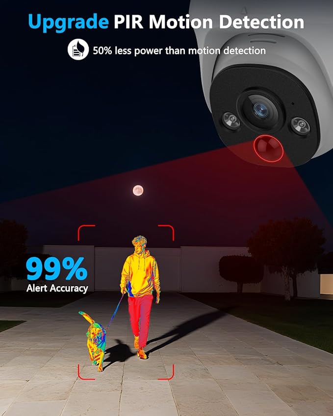 OOSSXX 4K 130° Ultra Wide-Angle 2-Way Audio 8MP Wired Dome PoE IP Cameras for Home Security Outdoor Camera System DVR Kits, Smart PIR Detection,DVR Kits (6Cams-3TB)