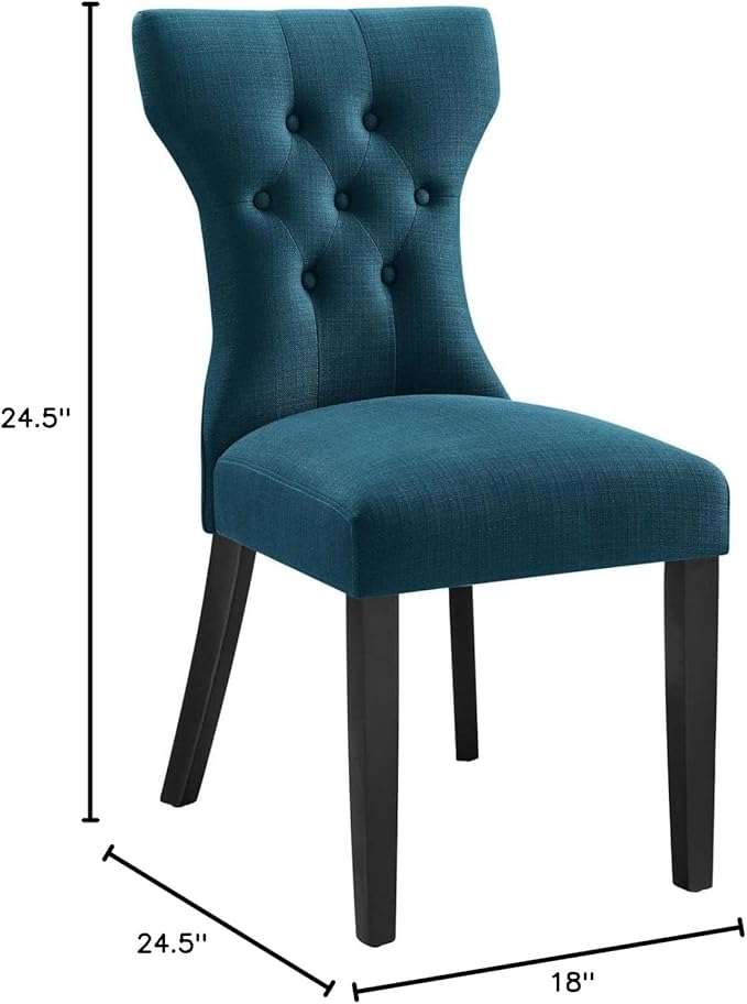 Silhouette Dining Side Chair in Azure