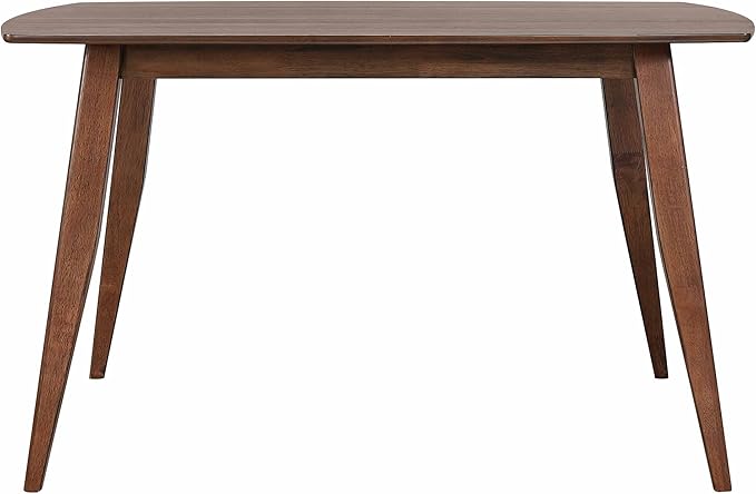 Sunset Trading Mid Century Dining Table, Danish Walnut