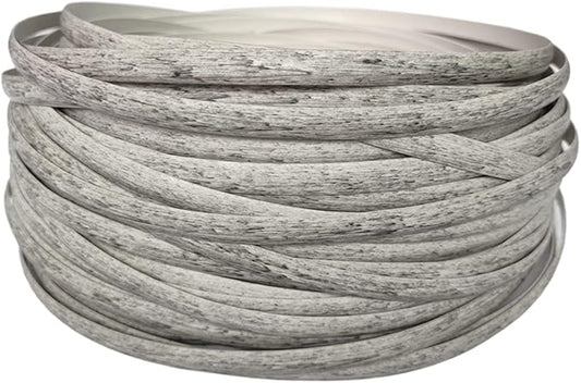 Feyart 25m/82ft 8.5mm Grey Wicker Repair Kit, PE Rattan Repair Kit for Wicker Chair Fixing, Patio Furniture Repair