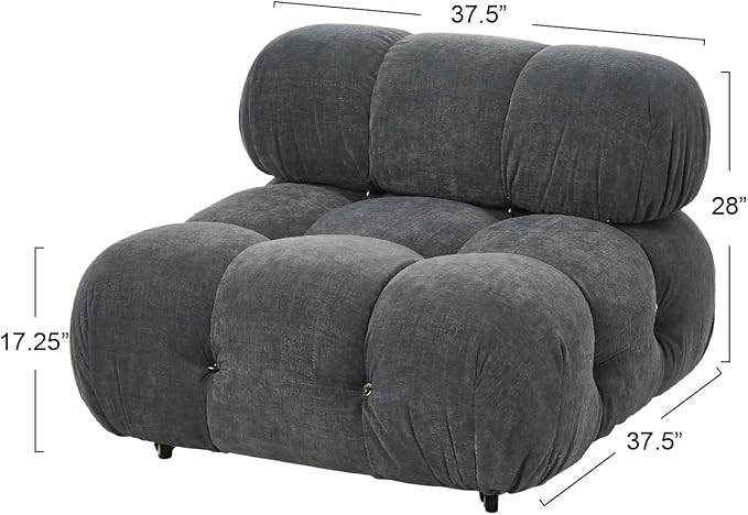 Creative Co-Op Mimosa Armless Modular Bread Chair Sofas