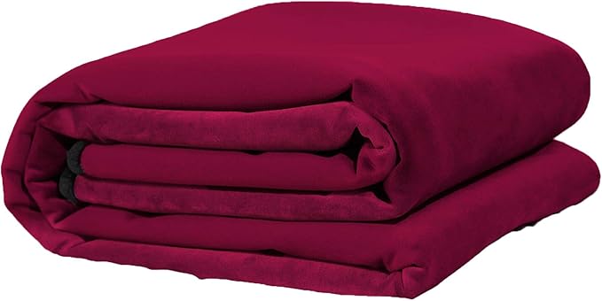 Avana Waterproof Throw - Sensual Blanket for Adults - Made in The USA - King Size, Micro-Velvet Red