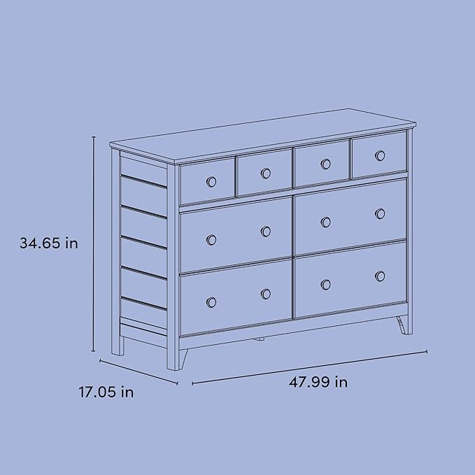 Storkcraft Moss 6 Drawer Dresser (Black) – GREENGUARD Gold Certified Nursery Dresser, Safety-Focused Interlocking Drawer System, Chest of Drawers for Bedroom, Wood Craftsmanship