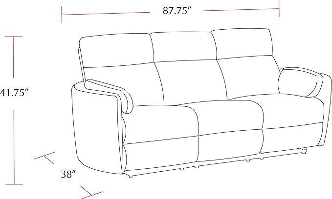 Parker Living Radius - Mega Ivory Power Reclining Sofa Loveseat and Recliner