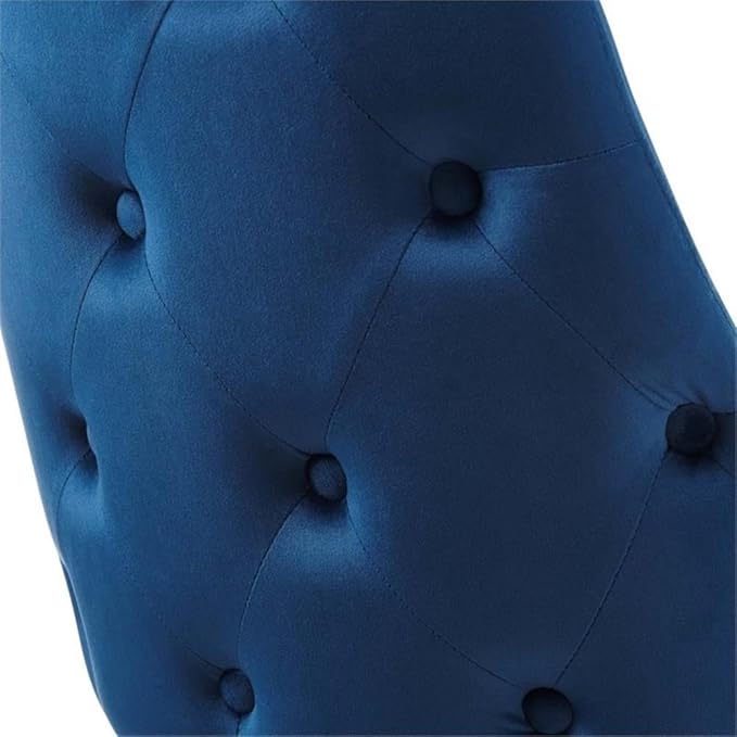 Modway Adorn Tufted Performance Velvet Dining Side Chair, Navy 25D x 22W x 34H Inch