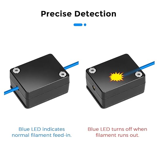 Creality Official Ender 3 V3 SE Filament Runout Sensor, Smart Filament Sensor Break Detection Module Detector for Creality Ender 3 V3 SE/Ender 3 V3 KE 3D Printers