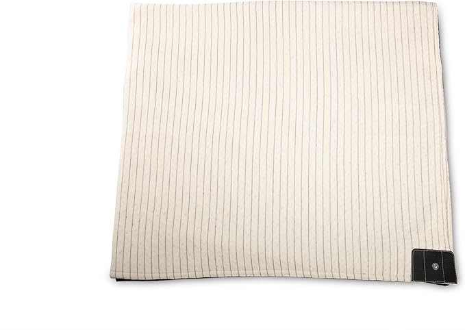 Zenful Living Earth Grounding Blanket, 40 x 60 inches, with 15 ft Grounding Cord for Earthing, Black