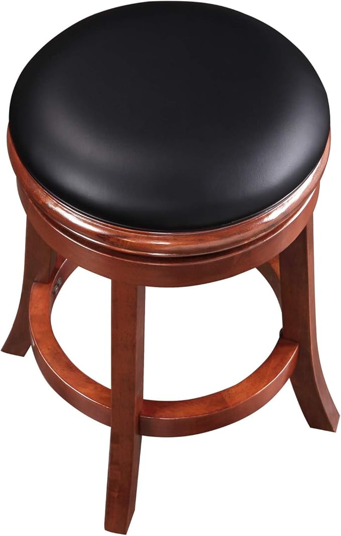 Boraam Backless Counter Height Stool, 24-Inch, Cherry