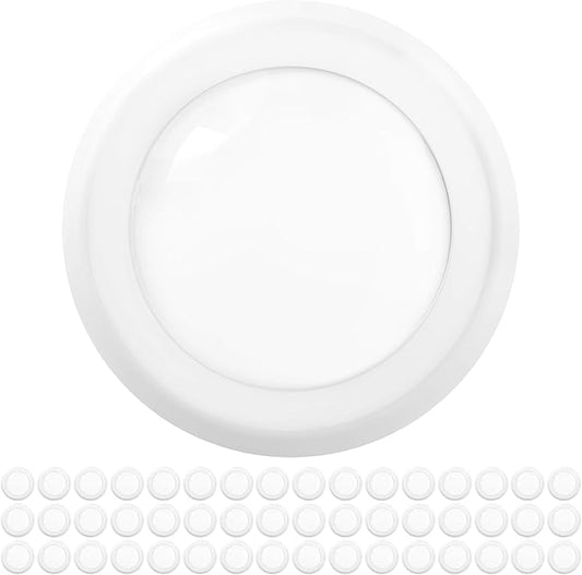 Sunco 48 Pack 5/6 Inch LED Disk Lights, Flush Mount Disc Recessed Ceiling Can Lighting, 1050 LM, 2700K Soft White, Dimmable, 15W=75W, Damp Rated ETL