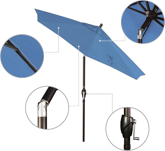 California Umbrella 7.5' Round Aluminum Market Umbrella