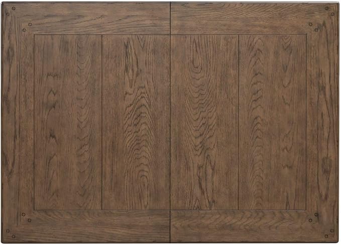 Liberty Furniture Al Fresco Rectangular Leg Table with Butterfly Leaf for Dining Room - Graphite & Whitestone