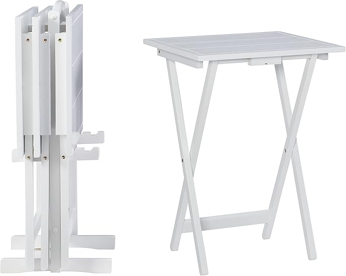 Powell Gemma Tray Table, White