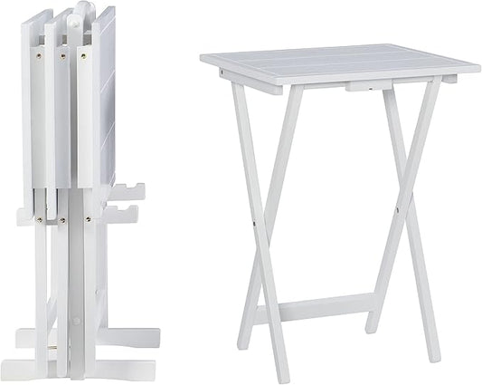 Powell Gemma Tray Table, White