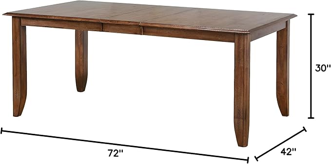 Sunset Trading Simply Brook Table, Amish Brown