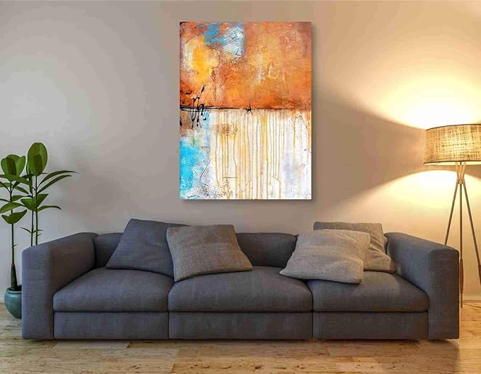 Epic Graffiti 'November Rain I' by Erin Ashley Canvas Wall Art, 40"x54"