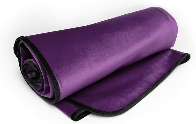 Avana Waterproof Throw - Sensual Blanket for Adults - Made in The USA - Small Size, Micro-Velvet Purple