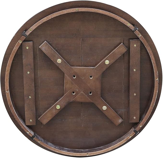 IC INTERNATIONAL CONCEPTS 30" Round Top Pedestal Table - 35.9" H