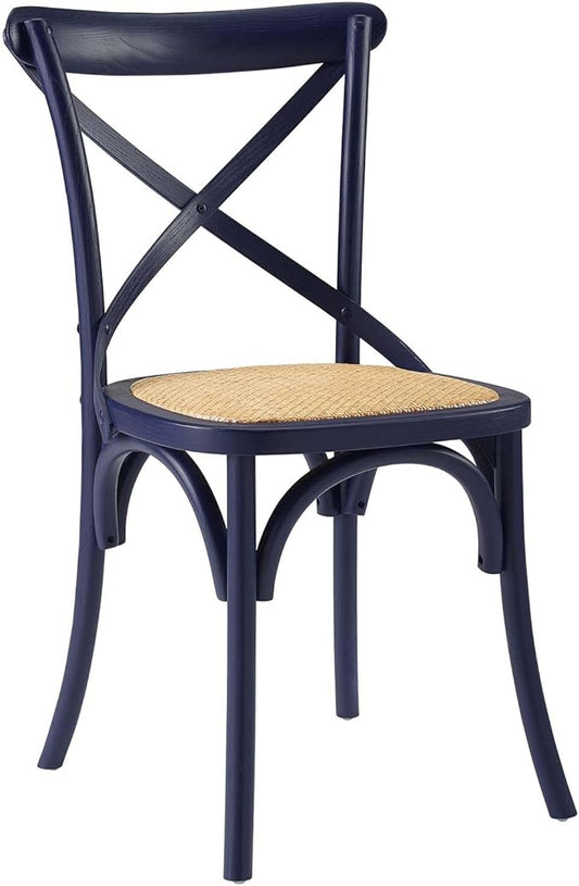 Modway Gear Dining Side Chair, Midnight Blue