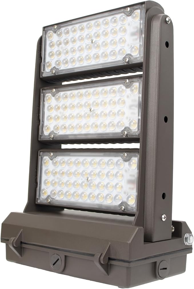Rotatable LED Wall Pack Light with Dusk to Dawn Photocell, 200W 28000LM 800-1000W HPS/HID Equiv., 5000K Daylight ETL Commercial Outdoor Security Lighting for Warehouse, Entrance, Parking, Garage