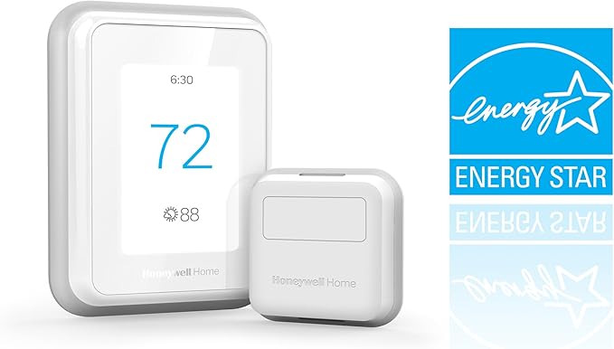 Honeywell Home RCHT9610WF T9 Smart Thermostat with 1 Smart Room Sensor + Wall Plate