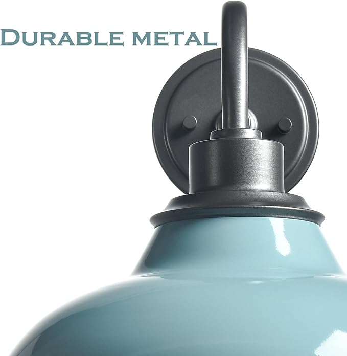 HYDELITE Blue Sconces Wall Lighting Modern Wall Sconce Light for Bedroom Living Room Kitchen Hallway Indoor Gooseneck Nautical Sea Green