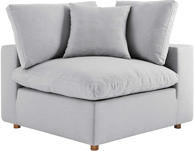 Modway Commix Down-Filled Overstuffed Upholstered 7-Piece Sectional Sofa
