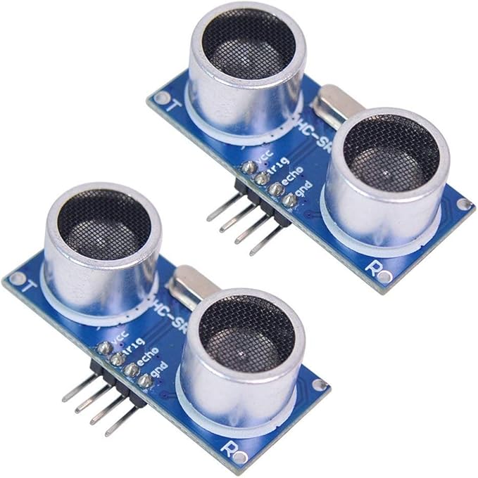 2pcs Ultrasonic Module Distance Sensor with 2pcs Mounting Bracket for Raspberry Pi Arduino Uno R3 Mega 2560 Nano Smart Robotics Projects