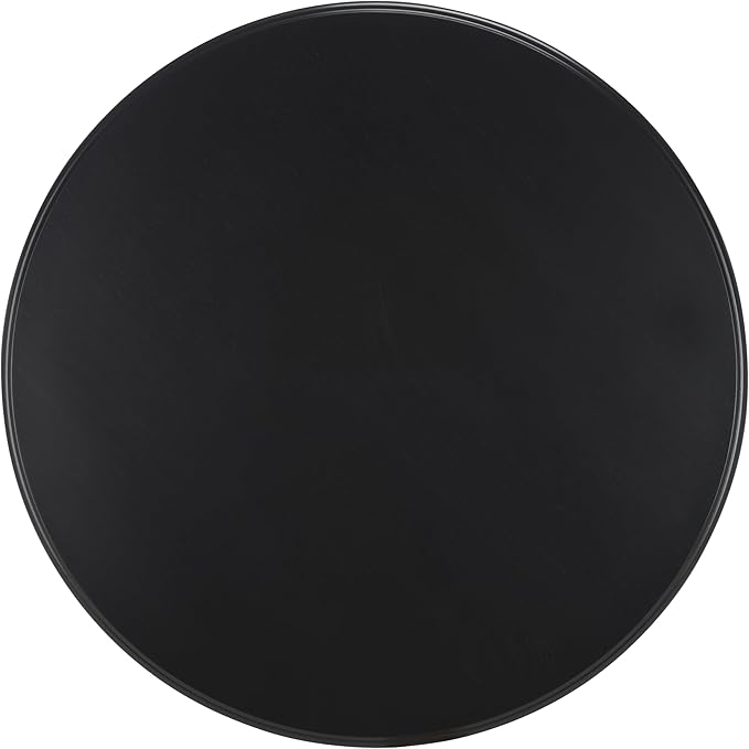 SAFAVIEH Home Collection - Shay Black 5-Piece Wood Dining Set, Traditional Round Table and 4 Chairs, Kitchen or Dining Room (DNS9205B)