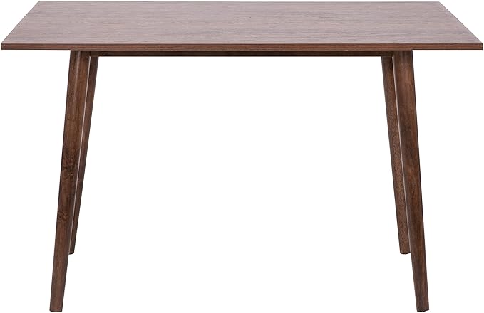 Taylor & Logan Haisley Dark Walnut 47" Mid-Century Modern Wood Dining Table
