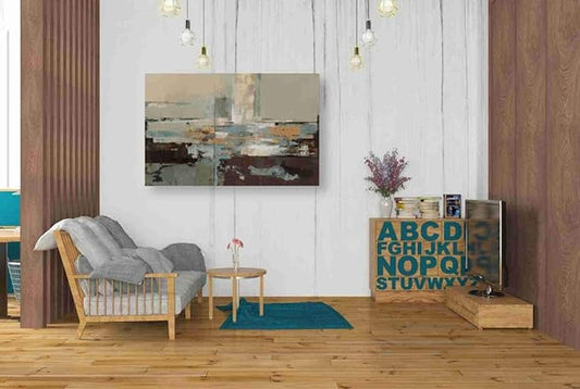 Epic Graffiti 'Morning Haze' by Silvia Vassileva, Canvas Wall Art, 26"x40"