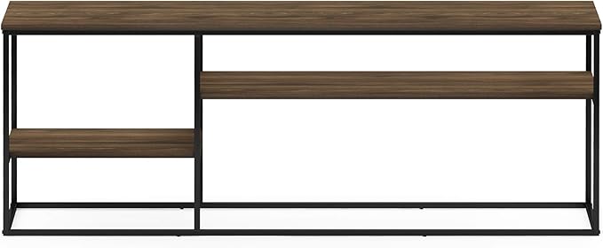 Furinno Moretti Modern Lifestyle TV Stand, Columbia Walnut