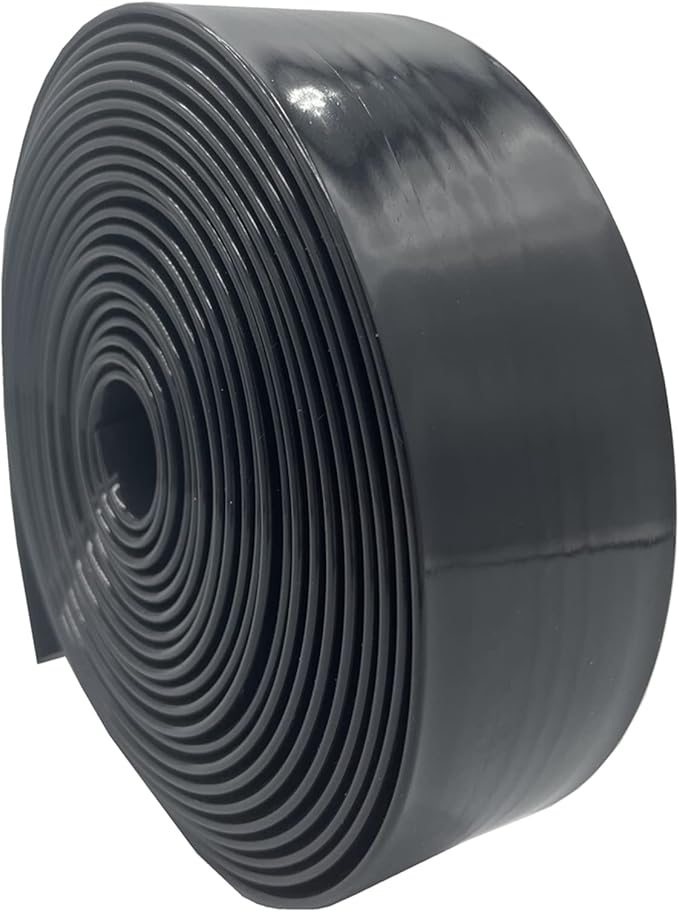 LukLoy 2" Wide 20ft Long Vinyl Straps for Patio Chairs Repair DIY + 20 Rivets, Replacement Straps for Lawn Chairs Patio Garden Balcony Outdoor Lounge Dining Furniture Repair, Black
