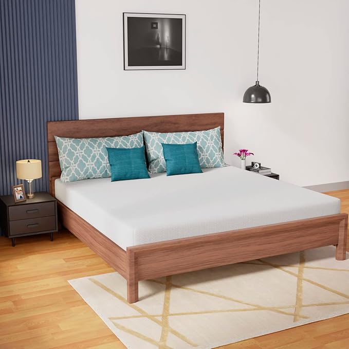PayLessHere Gel Memory Foam Mattress Wave Comfort Foam Mattress 8 inch Mattress, CertiPUR-US Certified,Breathable Bed Mattress Supportive & Pressure Relief,Removable Cover,Fiberglass Free,White King