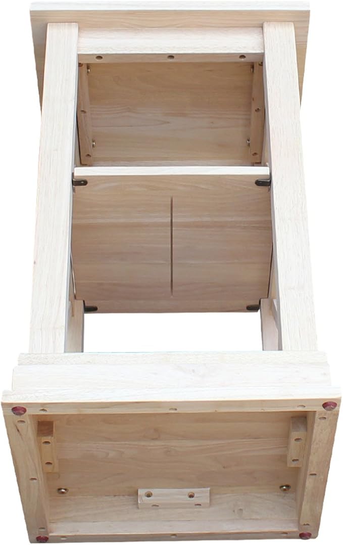 International Concepts Hampton Accent Table Includes Shelves