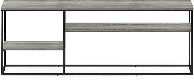 Furinno Moretti Modern Lifestyle TV Stand, French Oak Grey