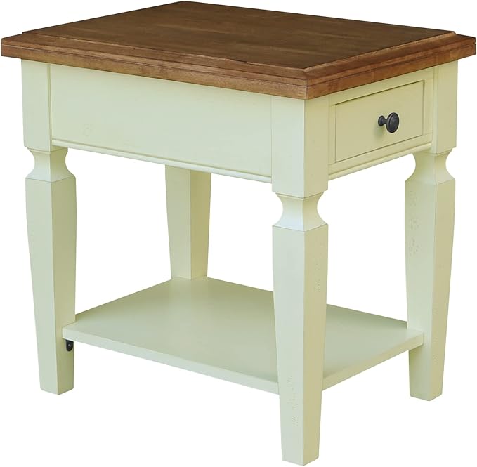 IC INTERNATIONAL CONCEPTS Vista Solid Wood End Table