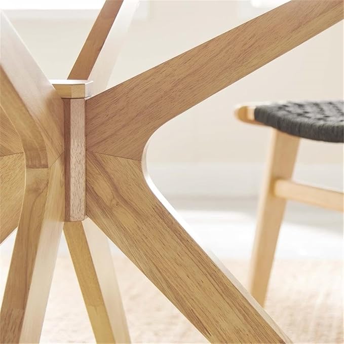 Modway EEI-3847-OAK Crossroads 47" Round Wood Dining Table, Oak