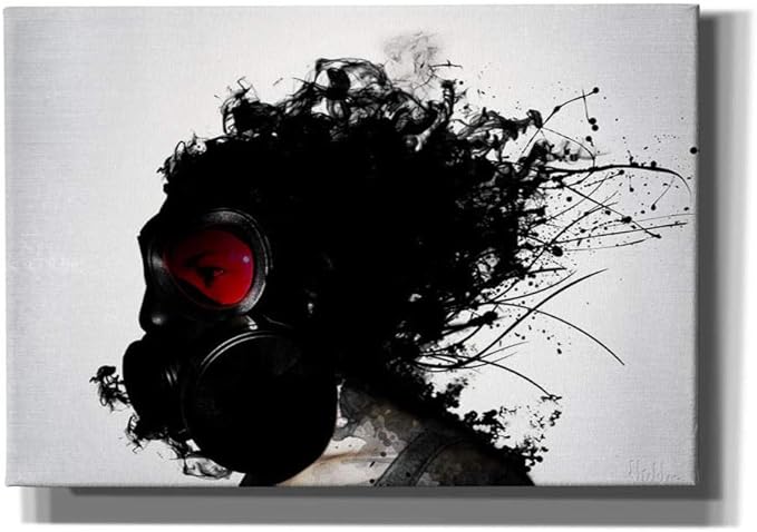 Cortesi Home 'Ghost Warrior' by Nicklas Gustafsson, Canvas Wall Art, 18"x26"